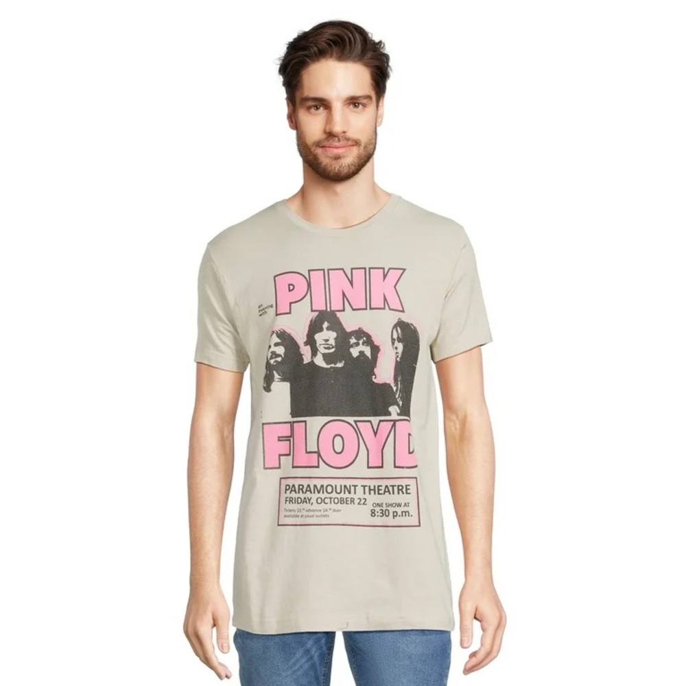 PINK FLOYD PARAMOUNT THEATRE Officially Licensed Graphic Tee Unisex Size XL